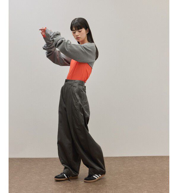 ADAM ET ROPE'「ボレロニットビスチェ」|ベスト・ジレ|