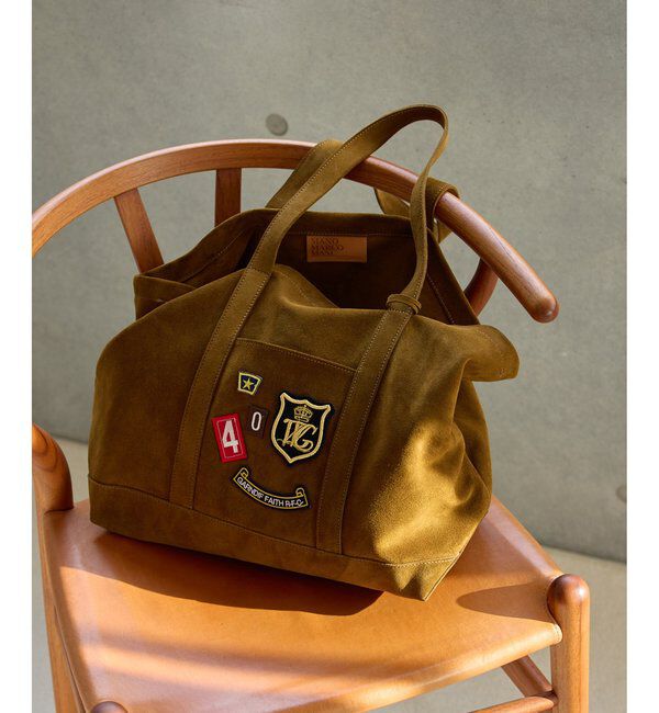  「【MARCO MASI】スエードワッペントート」|トートバッグ|