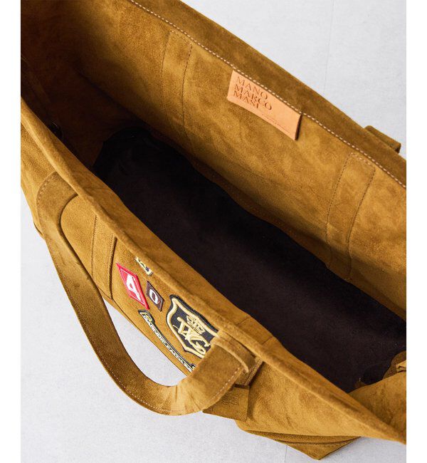  「【MARCO MASI】スエードワッペントート」|トートバッグ|