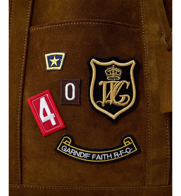  「【MARCO MASI】スエードワッペントート」|トートバッグ|