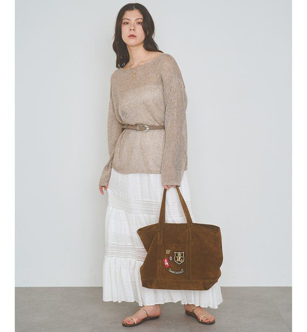  「【MARCO MASI】スエードワッペントート」|トートバッグ|