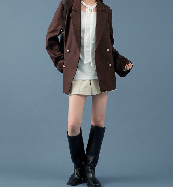  「金ボタンテーラードジャケット」|テーラードジャケット|