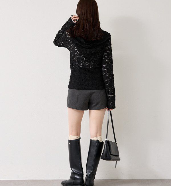  「レースフーディーパーカー」|パーカー|