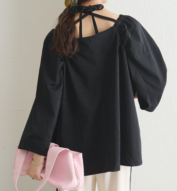  「チョーカーリボンパフブラウス」|シャツ・ブラウス|