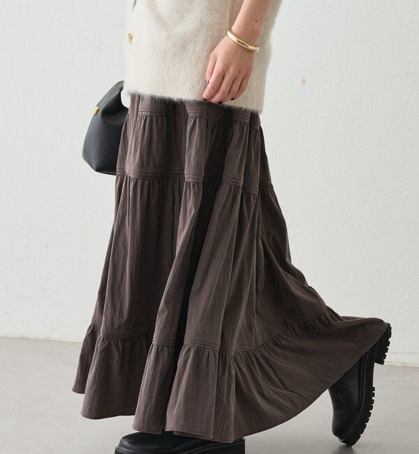  「ギャザーティアードスカート」|スカート|