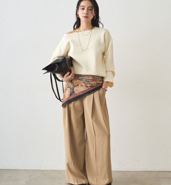  「2タックワイドパンツ」|チノ|