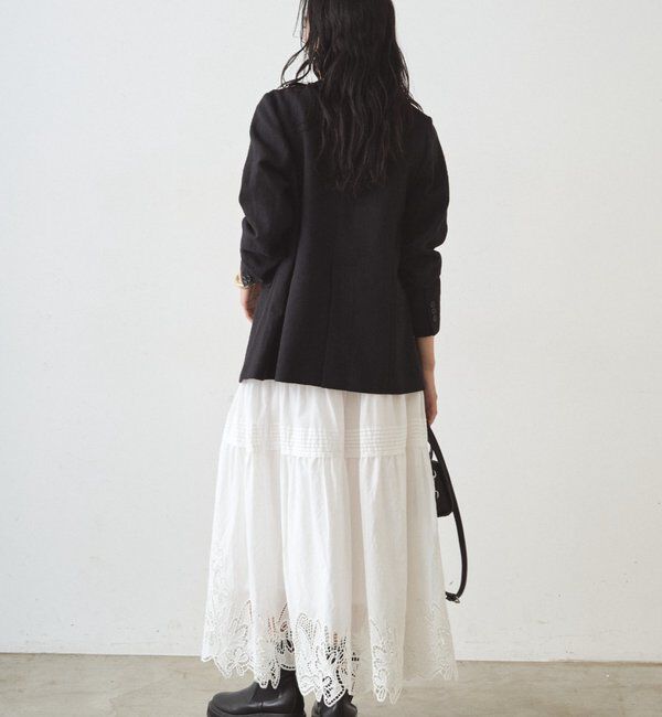  「リネンノーカラージャケット」|ベスト・ジレ|