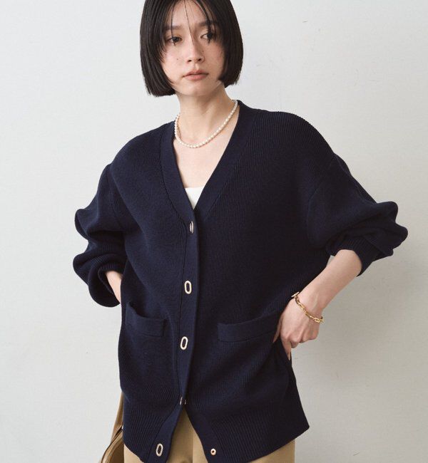  「ゴールドリングカーデ」|ニット・セーター|