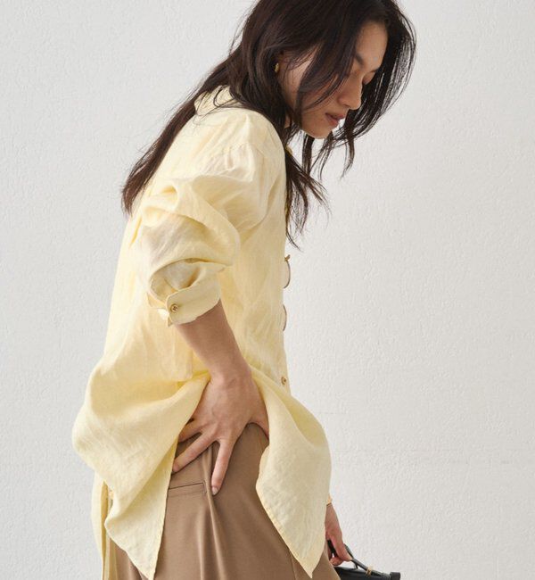 「リネンバックタイシャツ」|シャツ・ブラウス|