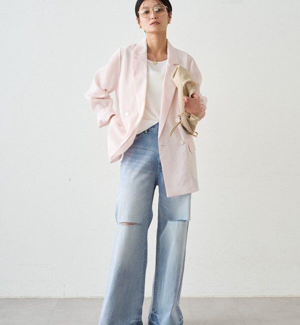  「リネンライクシアージャケット」|ベスト・ジレ|