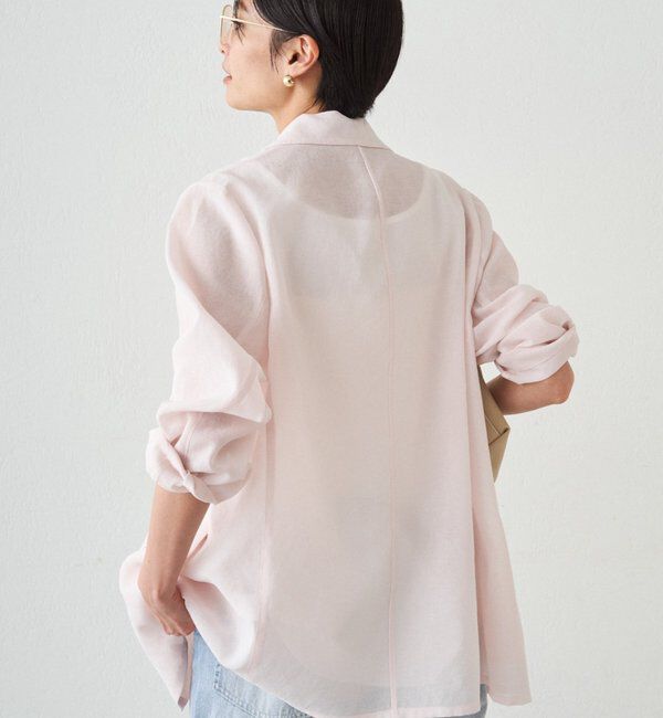  「リネンライクシアージャケット」|ベスト・ジレ|