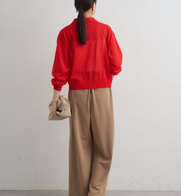  「スキッパーポロニット」|ニット・セーター|