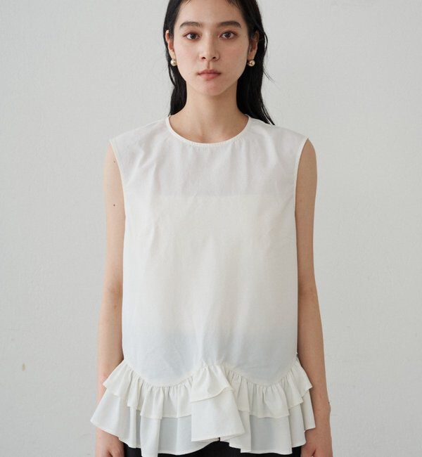  「ランダムフリルブラウス」|シャツ・ブラウス|