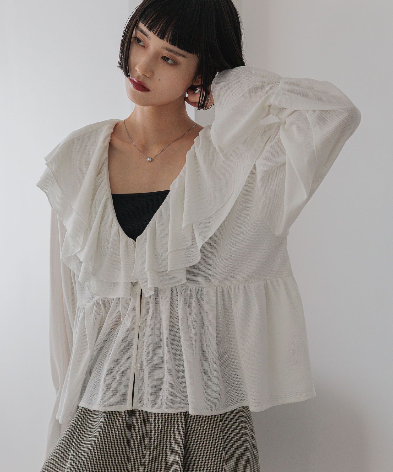 LOWRYS FARM「アソートフリルブラウス」|シャツ・ブラウス|