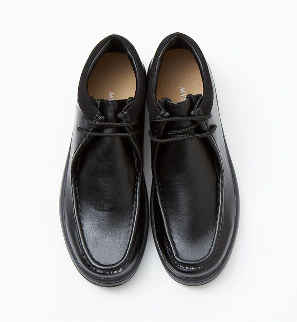 ABAHOUSE「WEB限定　レースアップ モカシン スニーカーブーツ」|モカシン|