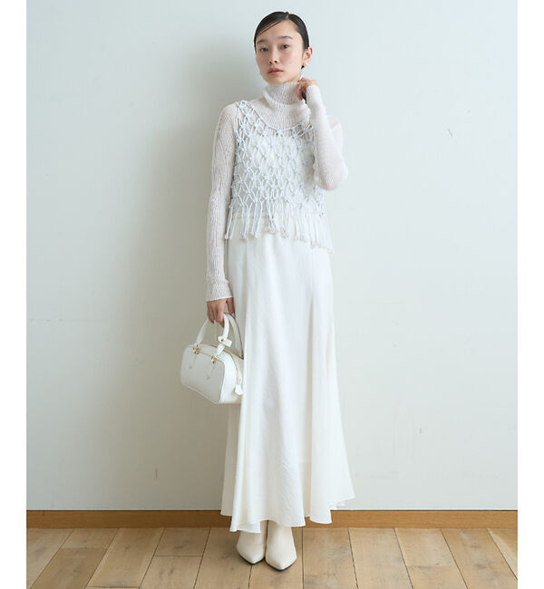 Rouge vif「【新色登場】切替マキシスカート」|スカート|