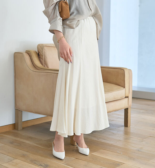 Rouge vif「【新色登場】切替マキシスカート」|スカート|