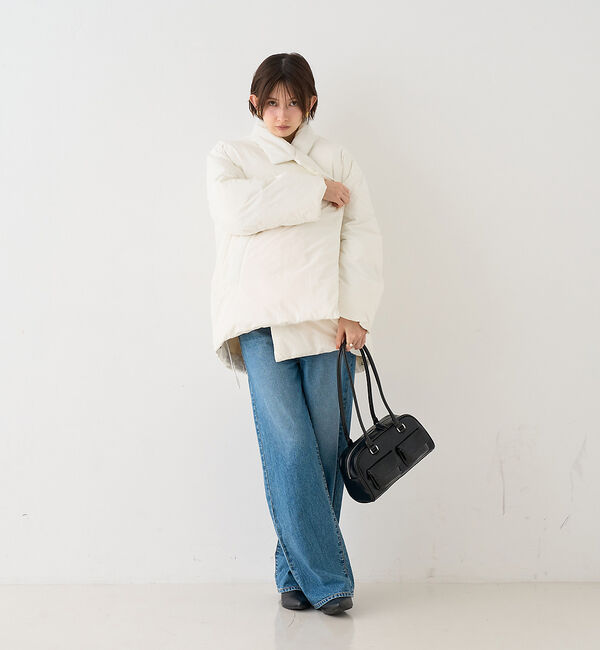 Rouge vif「【一部店舗限定】コクーンミドルダウンジャケット / コート」|ダウン|