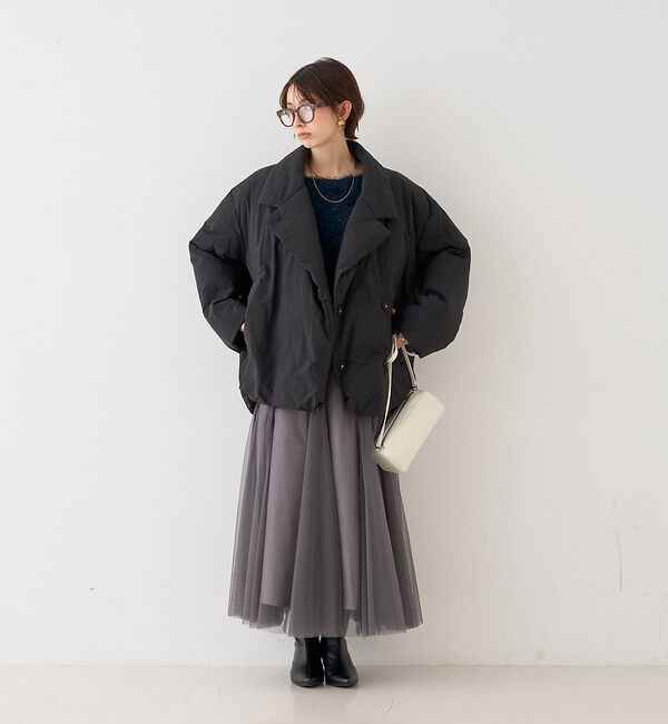 Rouge vif「【一部店舗限定】コクーンミドルダウンジャケット / コート」|ダウン|