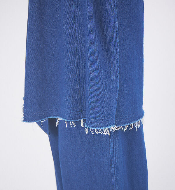 qualite「【セットアップ対応】ルーズデニムジレ」|ベスト・ジレ|