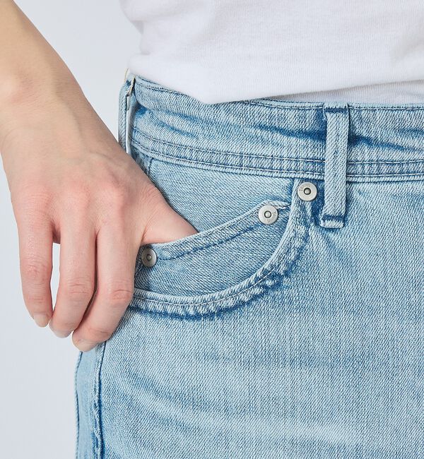 qualite「【YANUK】Wide Flare MFT ワイドフレアパンツ」|デニム|