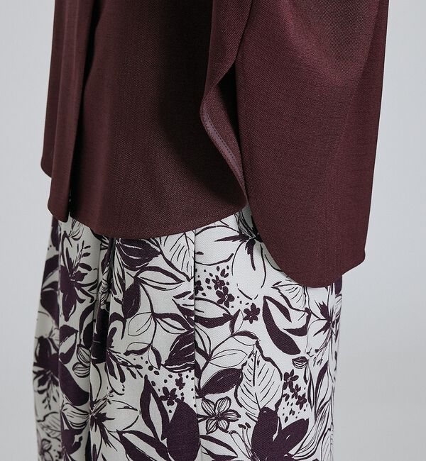 qualite「【ベストセラーアイテム！新色追加】リネンライクスリットブラウス/セットアップ対応」|シャツ・ブラウス|