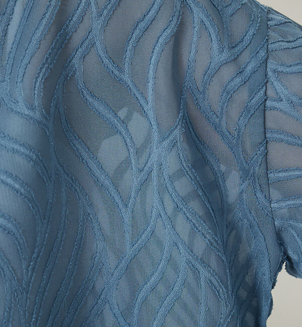 abahouse mavie「シアージャガードブラウス」|ベスト・ジレ|