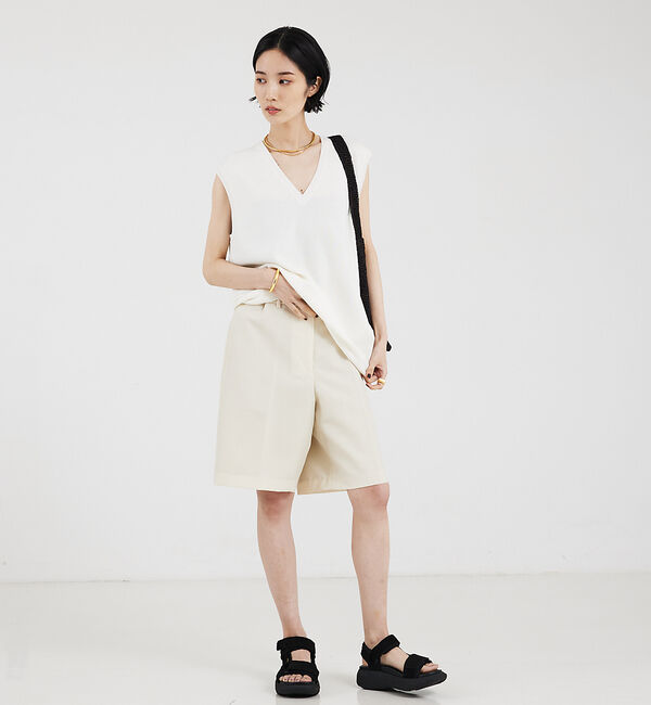 The Store by C' 「【COCUCA】スムースロングニットベスト」|ベスト・ジレ|