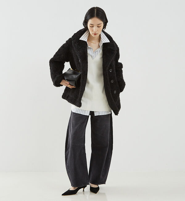 The Store by C' 「【COCUCA】スムースロングニットベスト」|ベスト・ジレ|