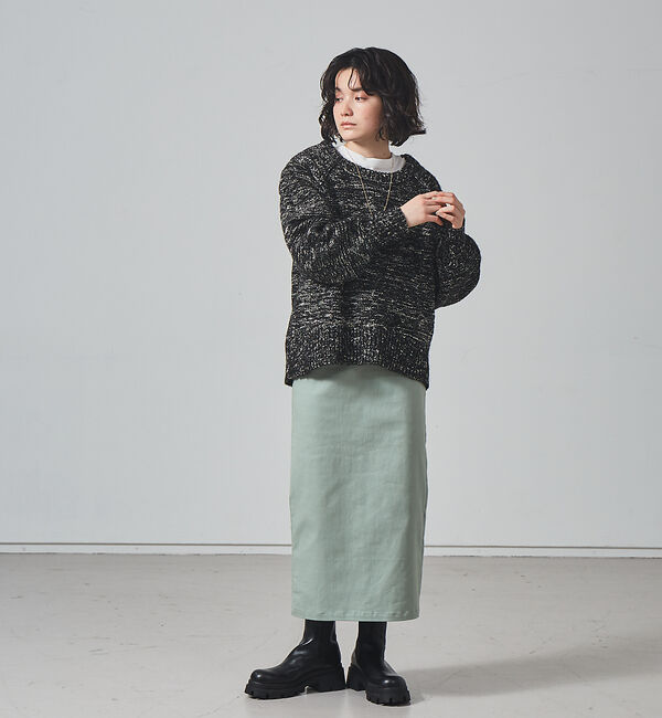 NOMINE「【展開店舗限定】ミックスヤーンボリュームスリーブニット」|ニット・セーター|