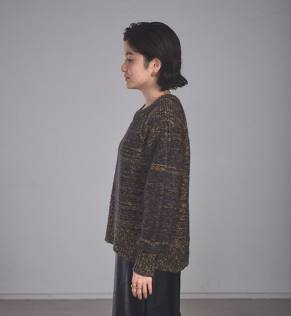 NOMINE「【展開店舗限定】ミックスヤーンボリュームスリーブニット」|ニット・セーター|