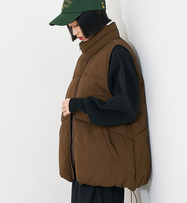 NOMINE「ボリューム パファーダウンベスト」|ベスト・ジレ|