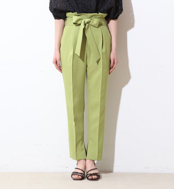  「麻調スリットタックパンツ(セットアップ対応可）」|その他|