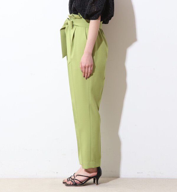  「麻調スリットタックパンツ(セットアップ対応可）」|その他|