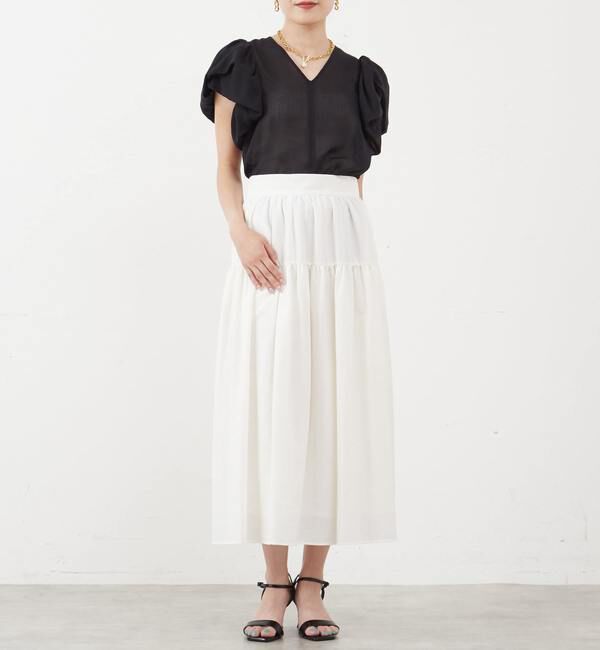 TIARA「ティアードロングスカート」|スカート|
