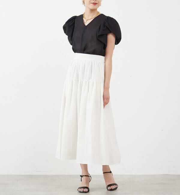 TIARA「ティアードロングスカート」|スカート|