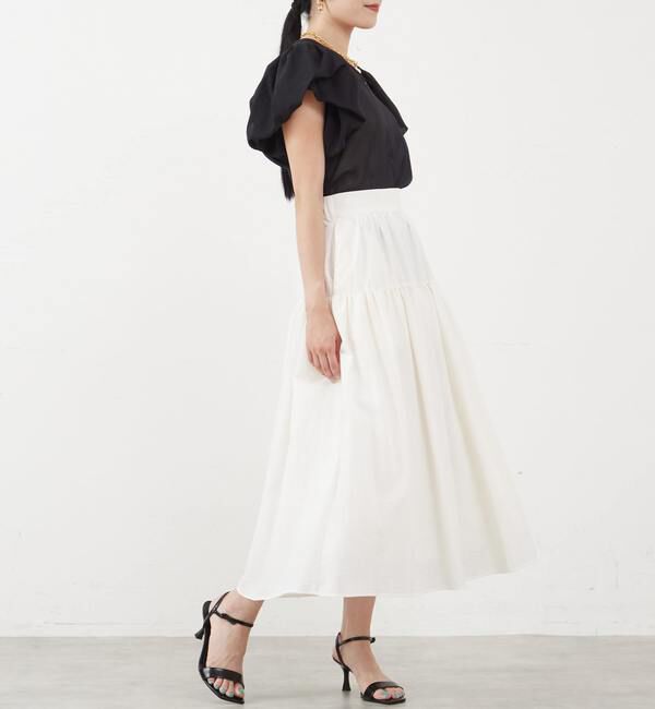 TIARA「ティアードロングスカート」|スカート|