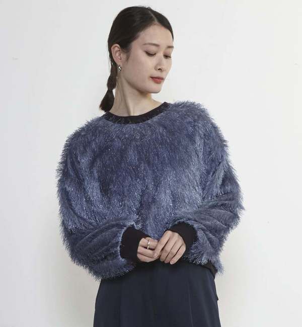 Soffitto「後ろオープンプルオーバー」|Tシャツ・カットソー|ブルー