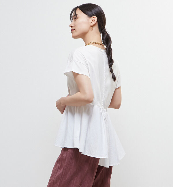 Soffitto「異素材使いプルオーバー」|Tシャツ・カットソー|