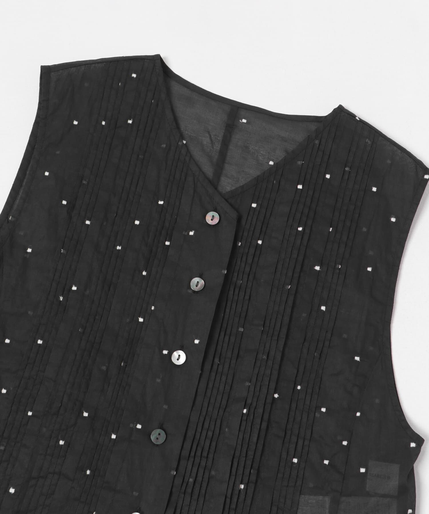 URBAN RESEARCH「new basic　オーガンジードットピンタックベスト」|ベスト・ジレ|