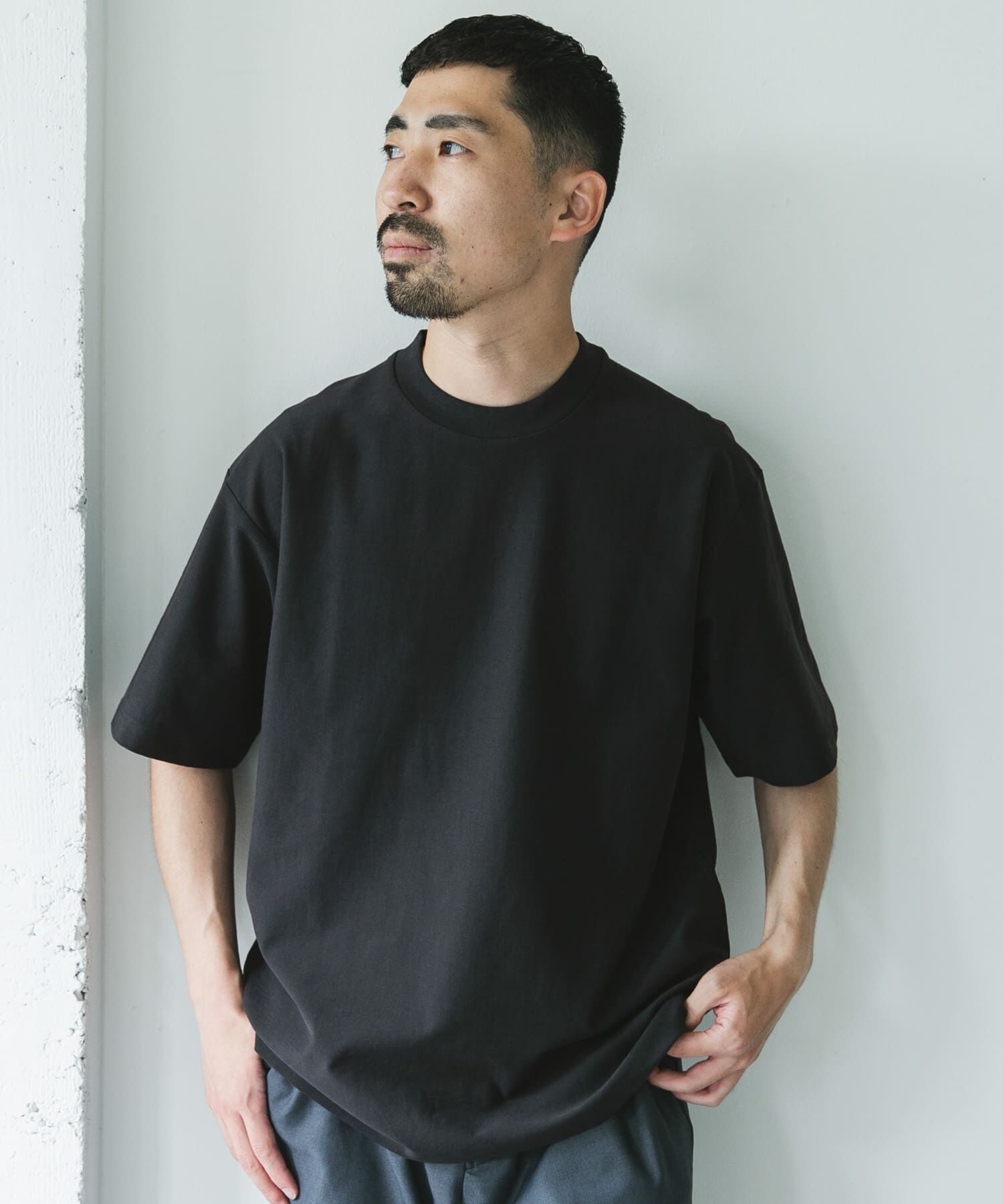 URBAN RESEARCH DOORS「ミラノリブシルケット ショートスリーブTシャツ」|Tシャツ・カットソー|