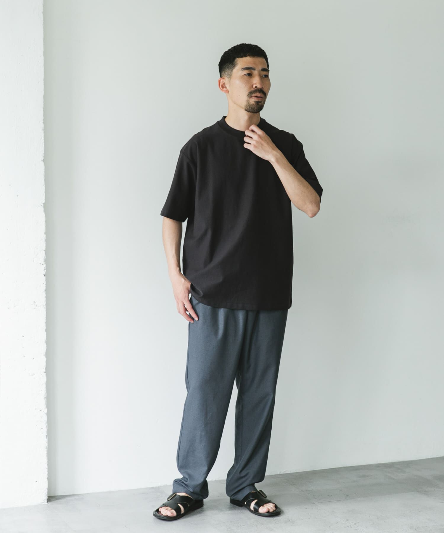 URBAN RESEARCH DOORS「ミラノリブシルケット ショートスリーブTシャツ」|Tシャツ・カットソー|