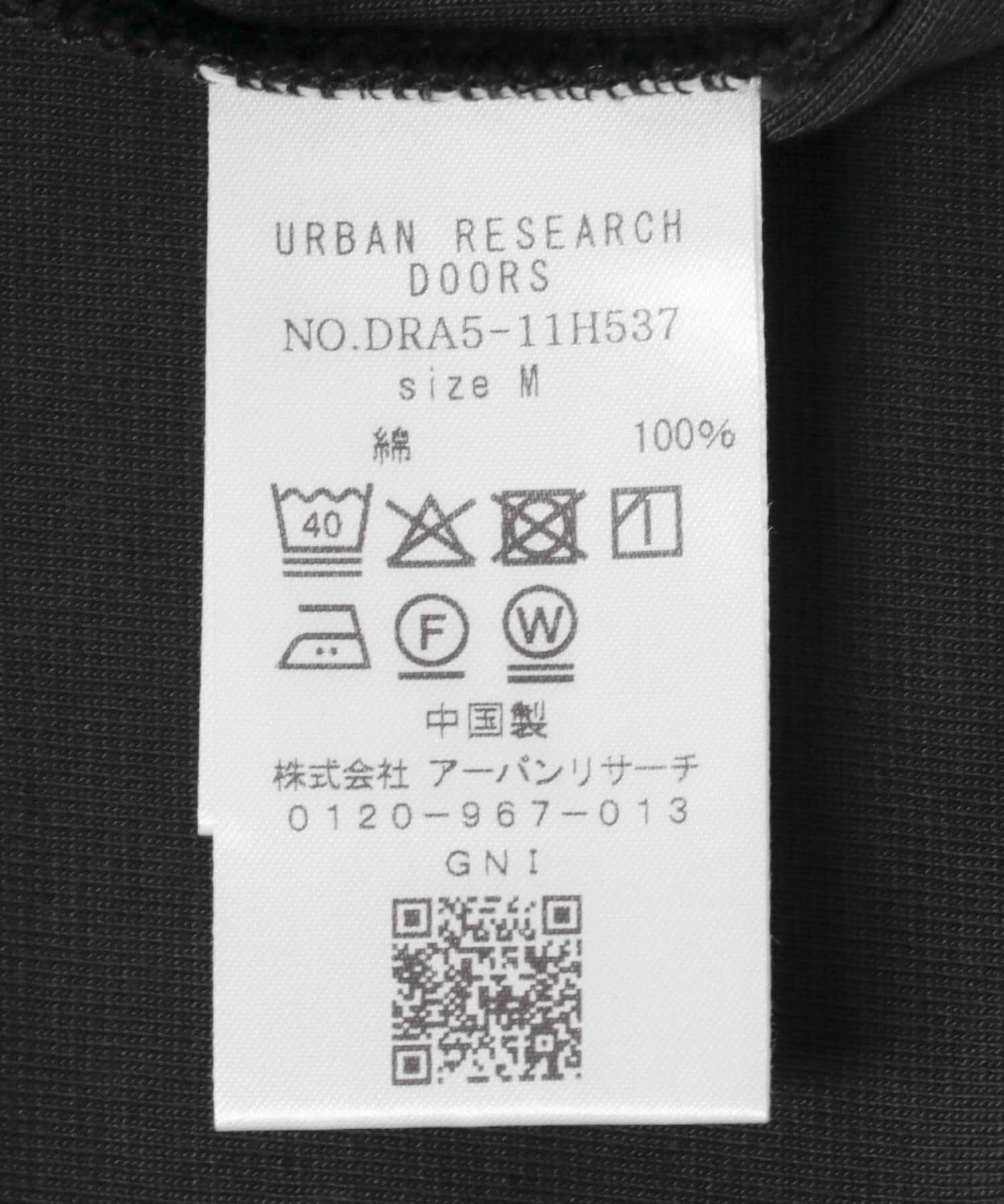 URBAN RESEARCH DOORS「ミラノリブシルケット ショートスリーブTシャツ」|Tシャツ・カットソー|