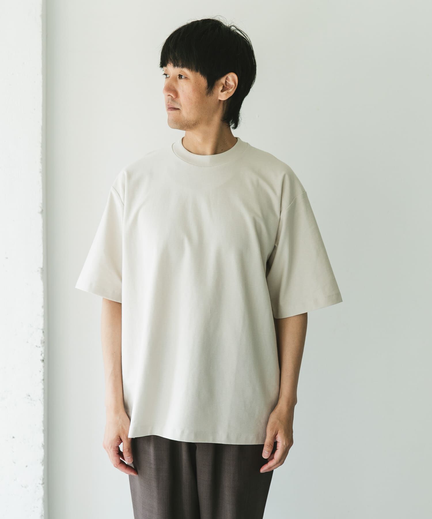 URBAN RESEARCH DOORS「ミラノリブシルケット ショートスリーブTシャツ」|Tシャツ・カットソー|