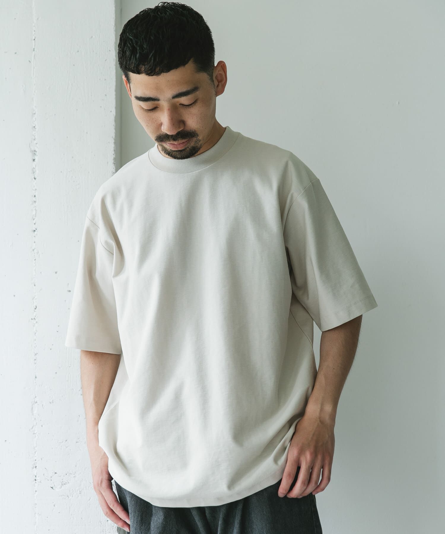 URBAN RESEARCH DOORS「ミラノリブシルケット ショートスリーブTシャツ」|Tシャツ・カットソー|