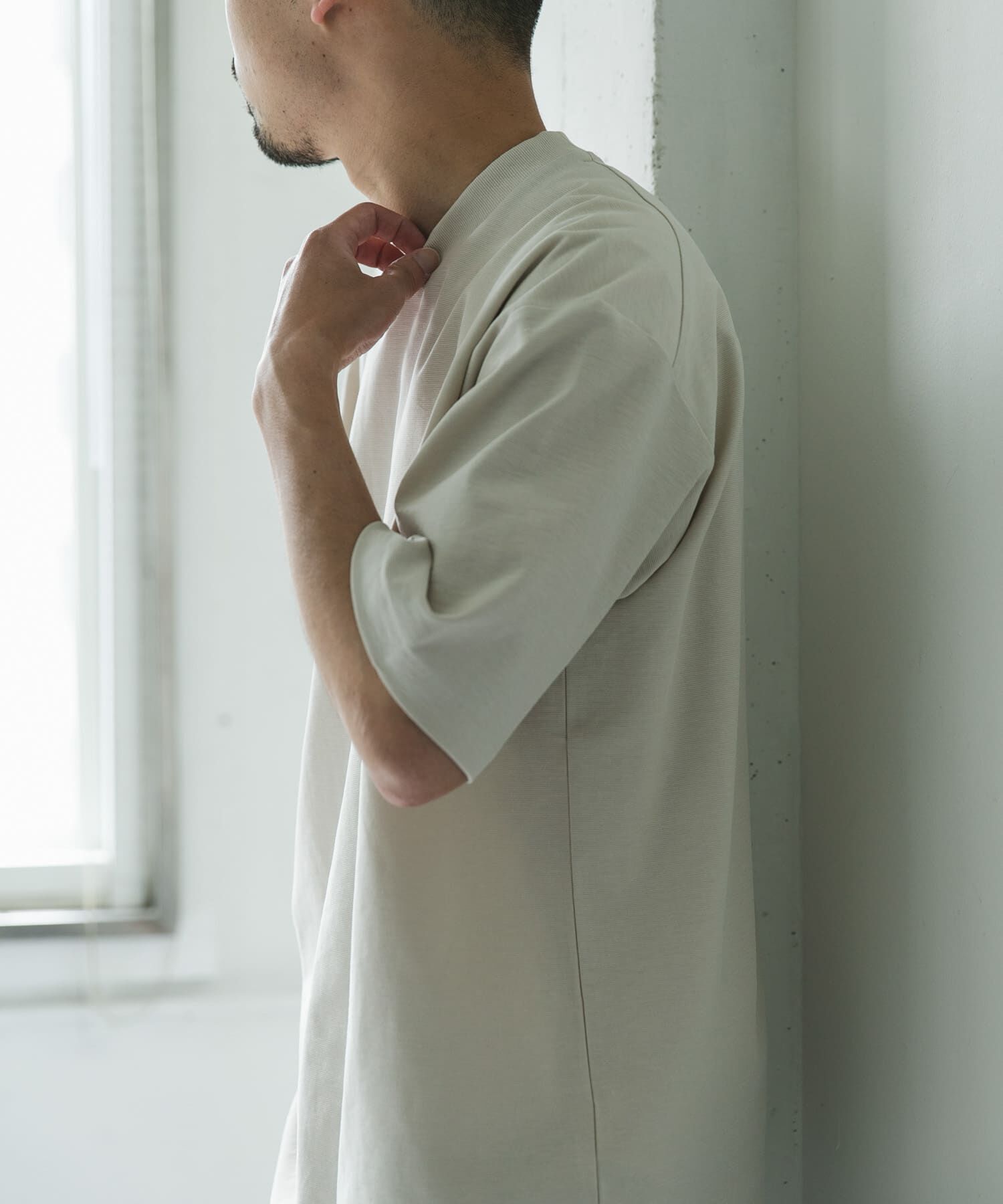 URBAN RESEARCH DOORS「ミラノリブシルケット ショートスリーブTシャツ」|Tシャツ・カットソー|