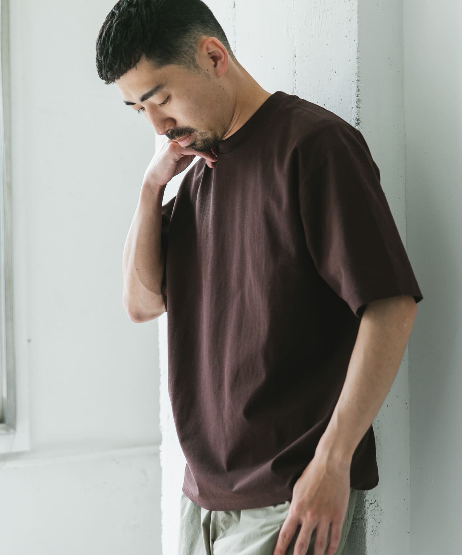 URBAN RESEARCH DOORS「ミラノリブシルケット ショートスリーブTシャツ」|Tシャツ・カットソー|