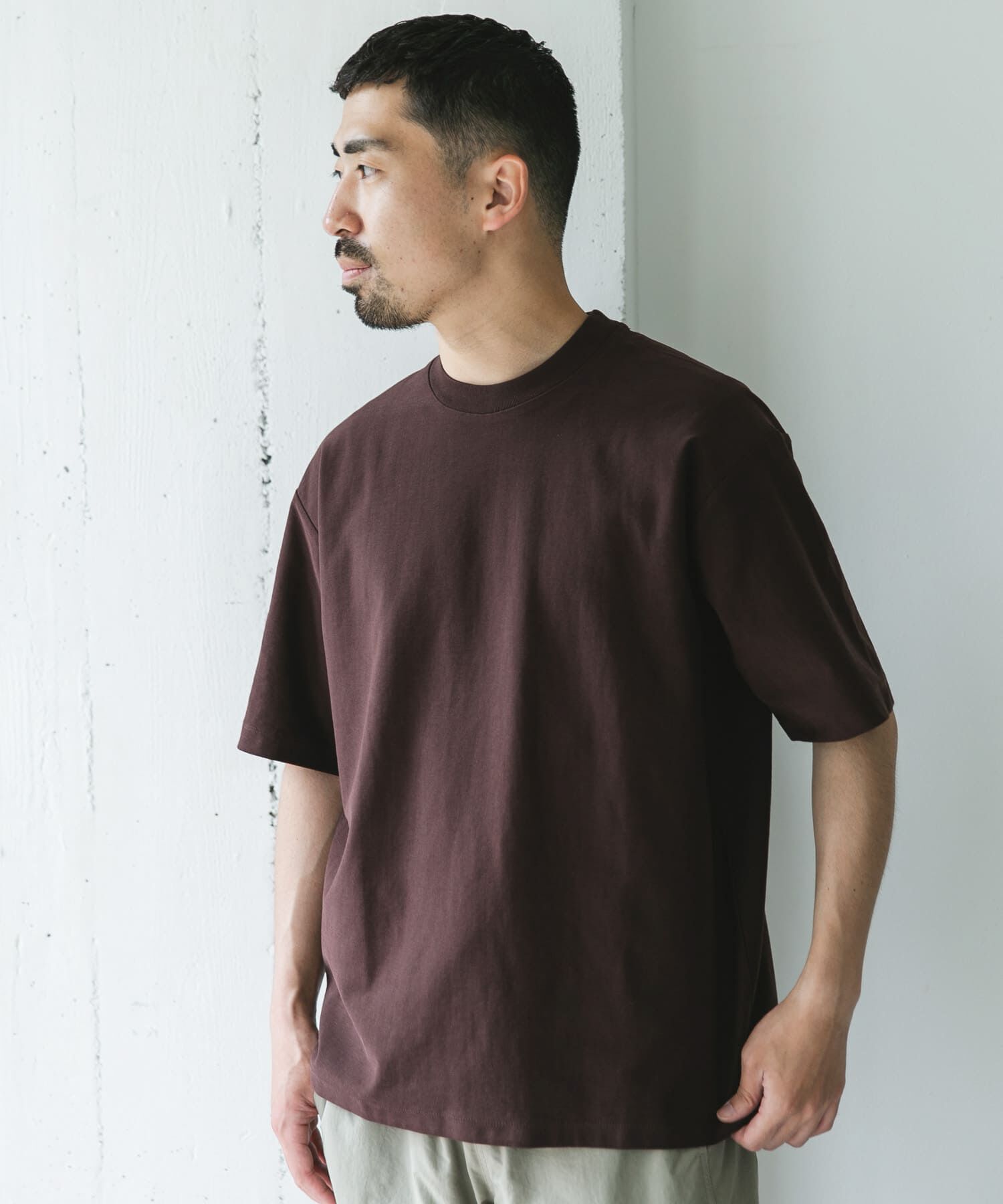 URBAN RESEARCH DOORS「ミラノリブシルケット ショートスリーブTシャツ」|Tシャツ・カットソー|