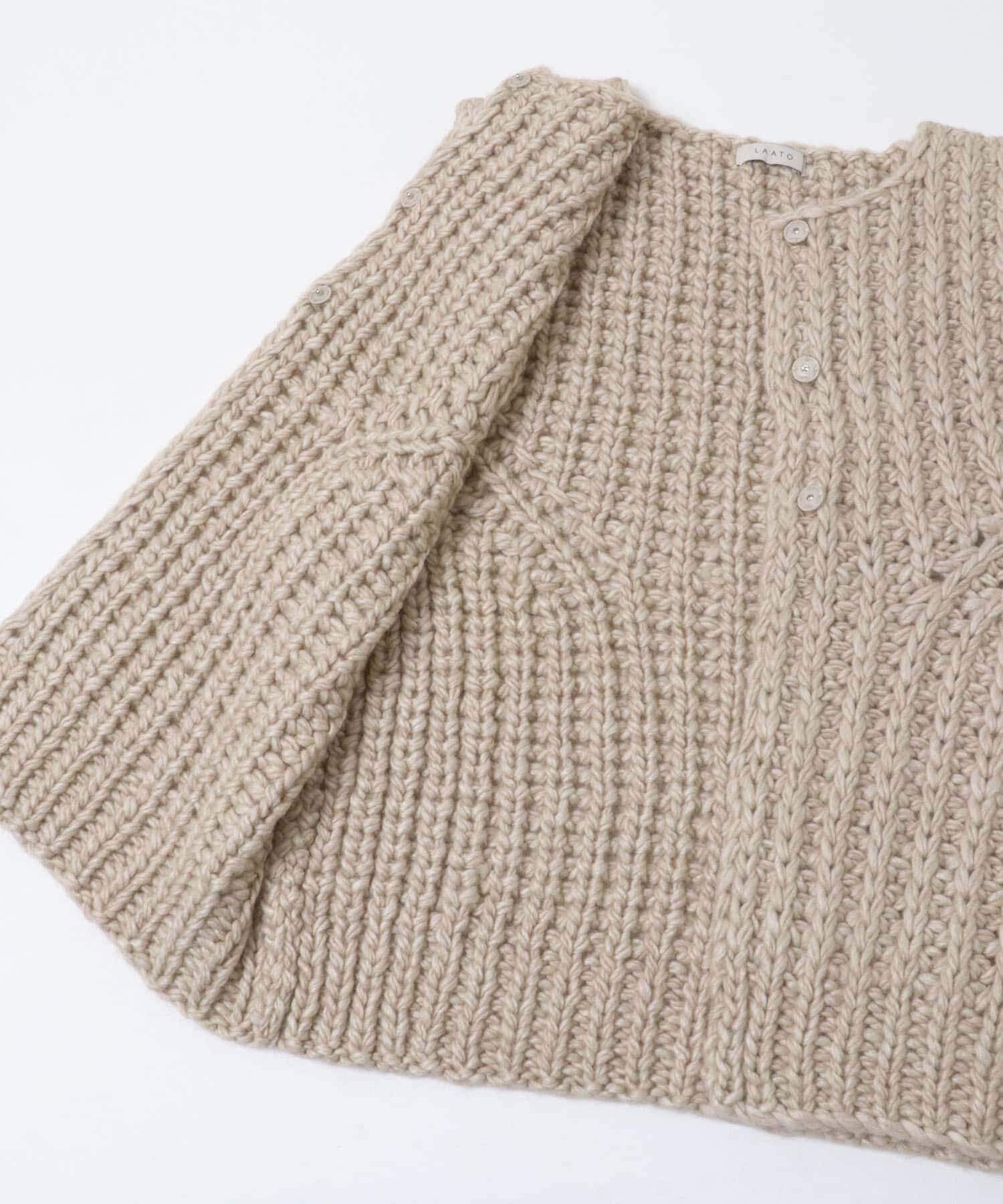 LAATO「hand knit vest」|ベスト・ジレ|
