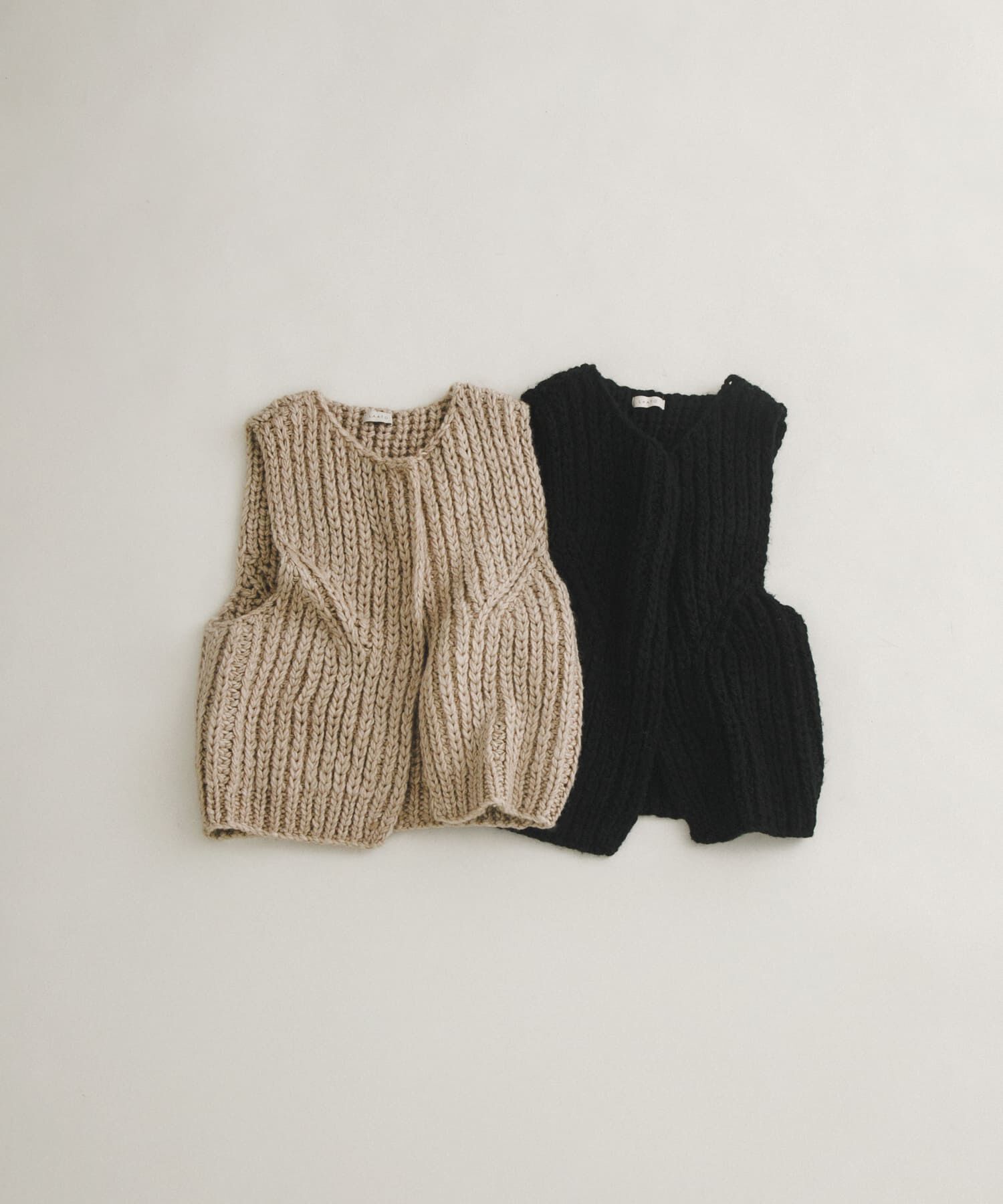 LAATO「hand knit vest」|ベスト・ジレ|